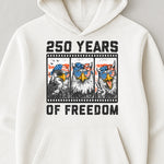 Funny Eagel 250 Years Happy -  Shirt