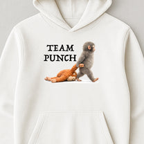 Team Punch Baby Monkey Punch - Support Animal, Peace Lovers - Shirt