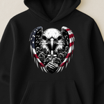 American Eagle Wings & Soldiers Praying Cross - Shirt