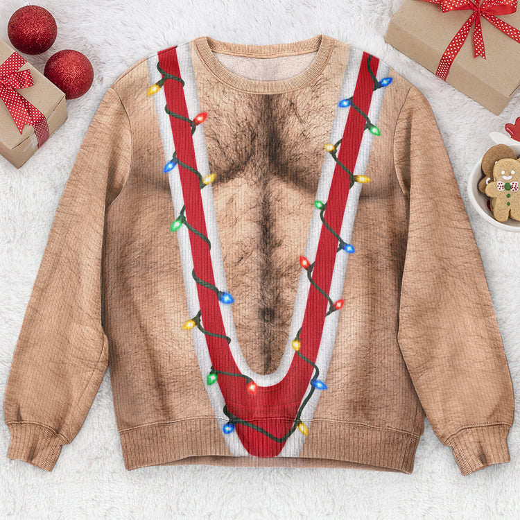 Hairy-Chest-Christmas-Ugly-For-Men,-Funny-Suspenders-Fake-Gag-Gift-For-Adults-Personalized-Sweater-7