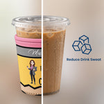 Half Teacher Half Coffee - Personalized Iced Coffee Sleeve