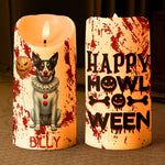 Halloween-Decor-Custom-Pet-Photo-Happy-Howloween-Scary-Clown-Personalized-Candles