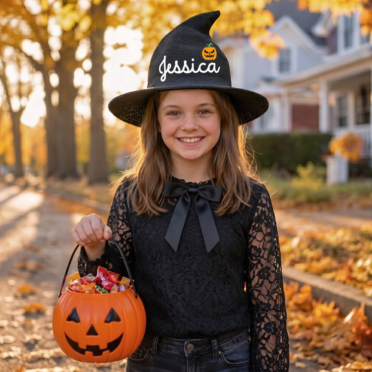 Halloween-Gift-For-Kids-Trick-Or-Treat-Hat-Personalized-Witch-Hat4