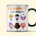 Halloween Grandma's Little Monsters - Personalized Color Changing Mug