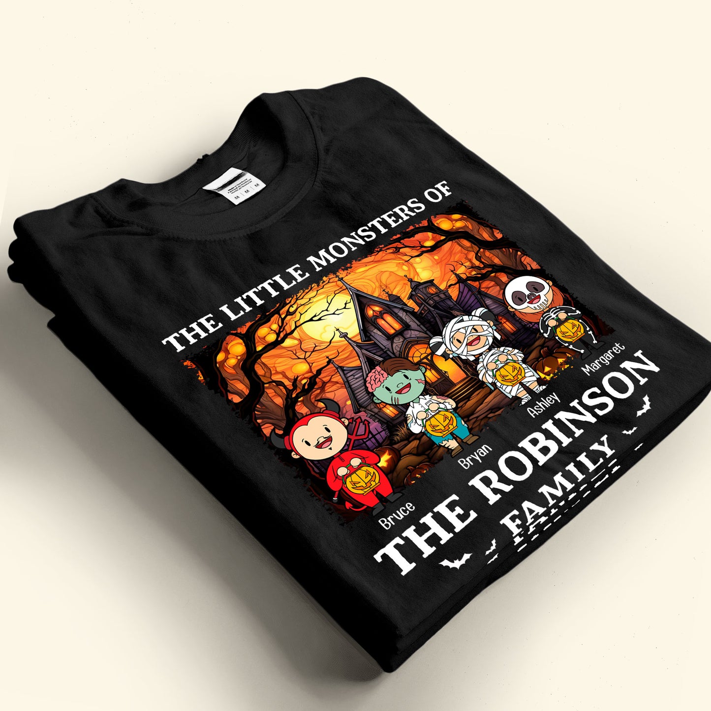 Halloween The Little Monsters Of My Family - Personalized Shirt