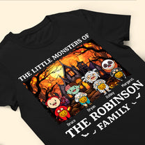 Halloween The Little Monsters Of My Family - Personalized Shirt