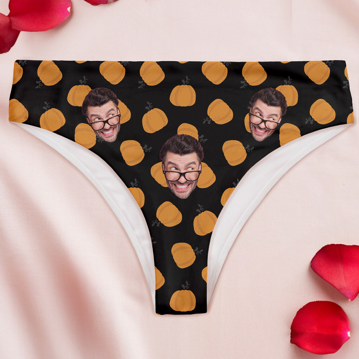 Halloween Themed - Personalized Photo Couple Matching Underwear