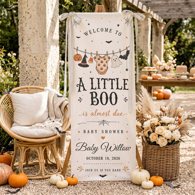 Halloween-Baby-Shower,-Little-Boo-Is-Almost-Due-Banner-Personalized-Welcome-Sign-1