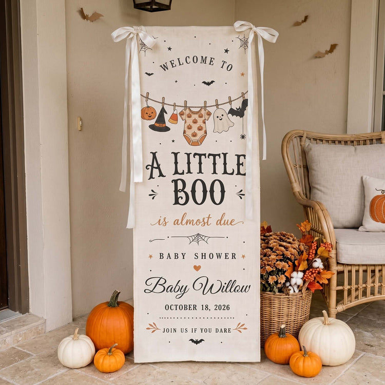 Halloween-Baby-Shower,-Little-Boo-Is-Almost-Due-Banner-Personalized-Welcome-Sign-4