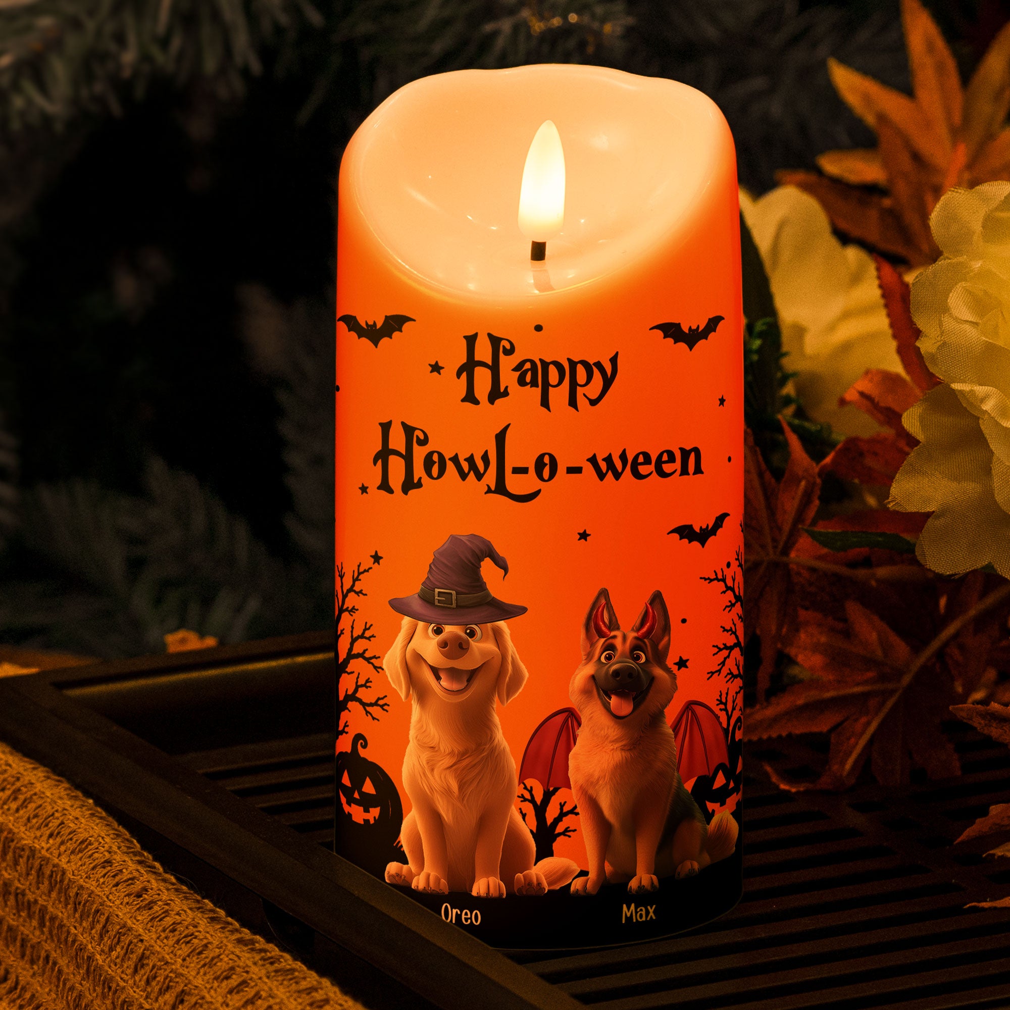 Halloween-Decor-For-Dog-Lover-Happy-Howloween-Personalized-Candles-2