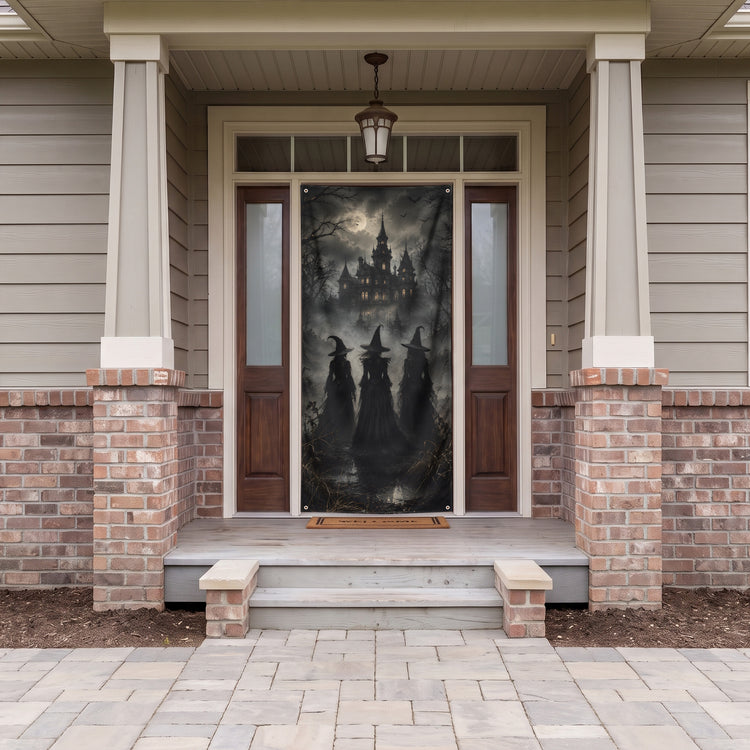 Halloween-Door-Decorations-Creepy-Scary-Pumpkin-Tunnel-Personalized-Door-Cover-5