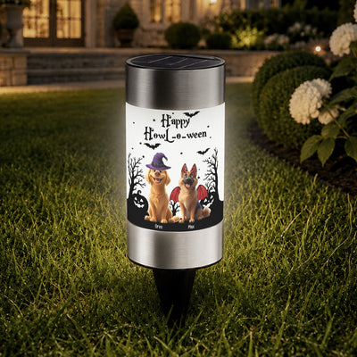 Halloween Garden Decor For Dog Cat Pet Lover - Personalized Solar Garden Light