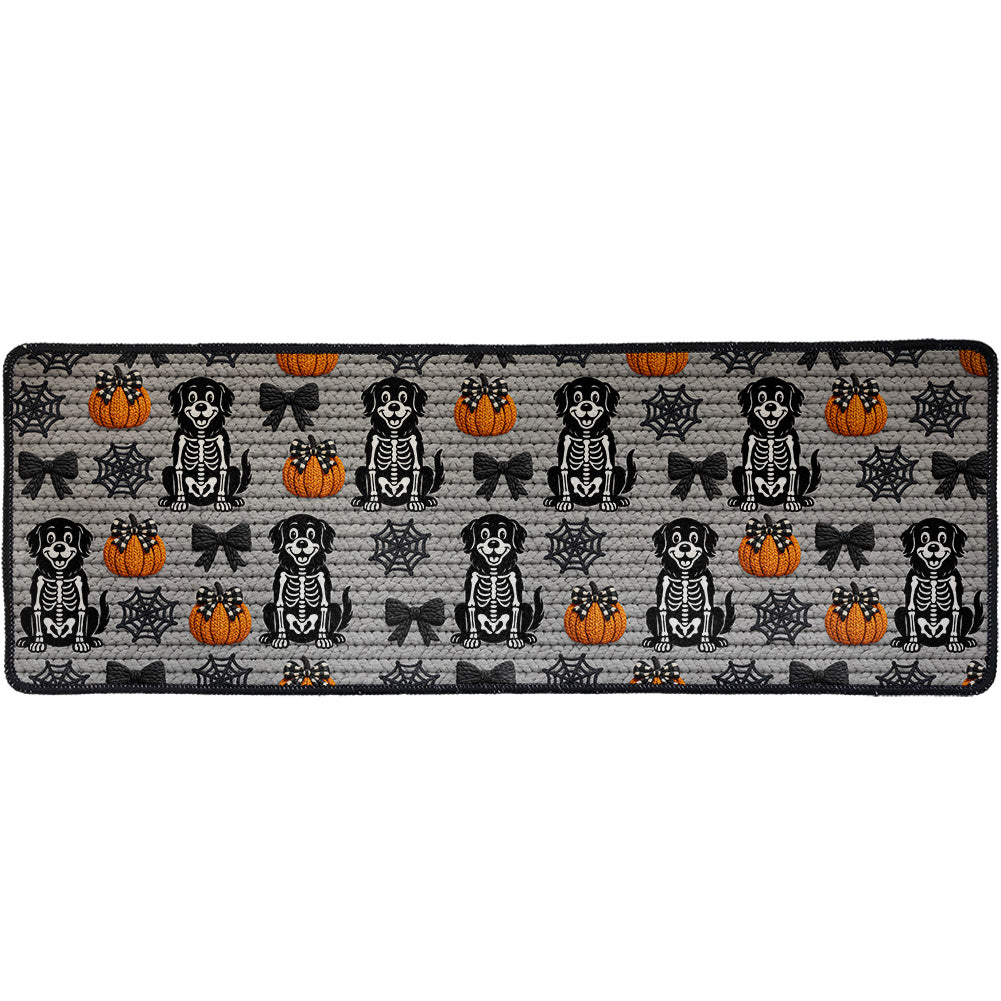 Halloween-Pet-Pumpkin-Faux-Yarn-Pattern-Personalized-Runner-Rug-2