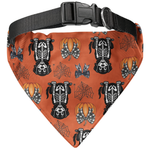 Halloween-Pet-Pumpkins-Spiderwebs-Coquette-Bows-Pattern-Personalized-Bandana-Collar-5