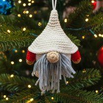Handmade Christmas Friends Set - Crochet Ornament