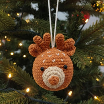 Handmade Christmas Friends Set - Crochet Ornament