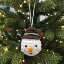 Handmade Christmas Friends Set - Personalized Crochet Ornament