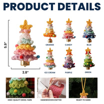 Handmade Colorful Christmas Tree - Personalized Crochet Ornament