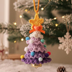 Handmade Colorful Christmas Tree - Personalized Crochet Ornament