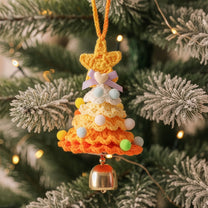 Handmade Colorful Christmas Tree - Crochet Ornament
