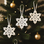 Handmade Snowflake - Personalized Crochet Ornament