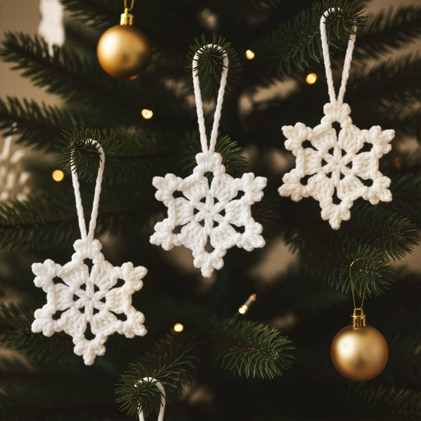 Handmade Snowflake - Crochet Ornament