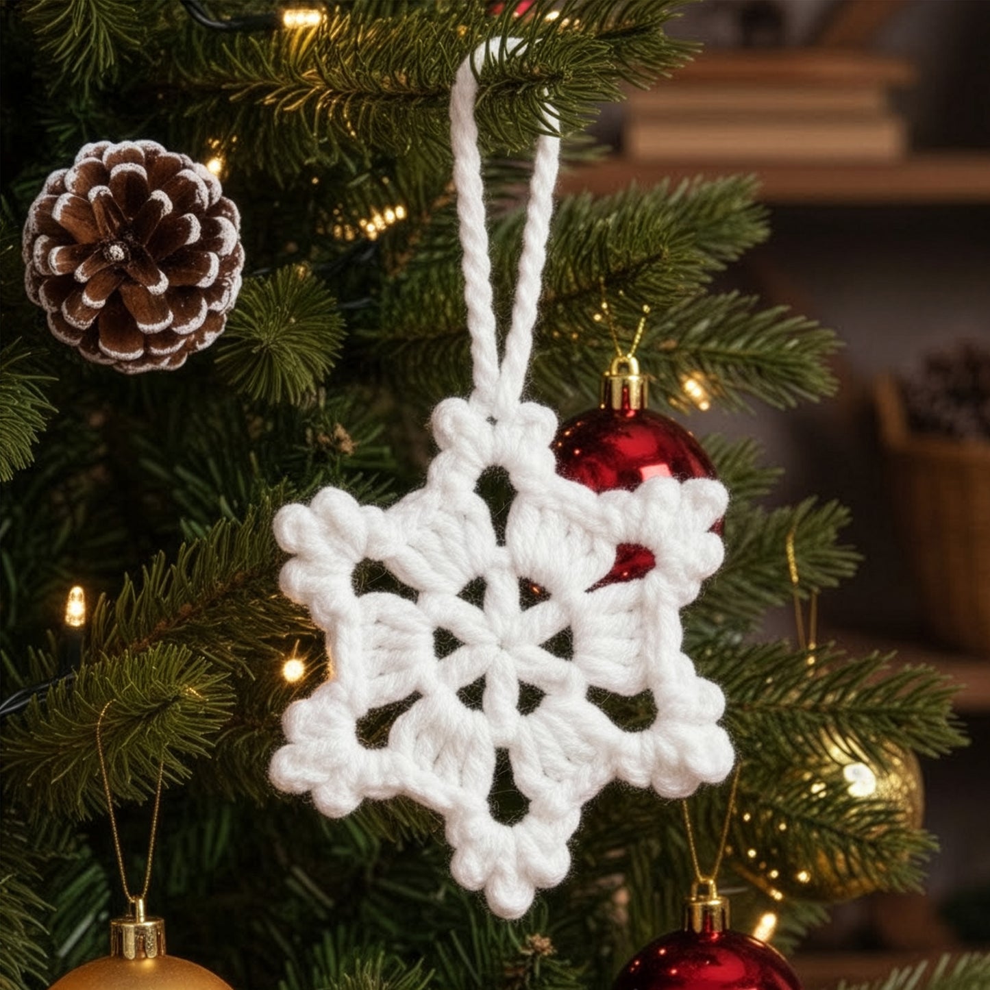 Handmade Snowflake - Crochet Ornament