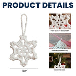 Handmade Snowflake - Crochet Ornament