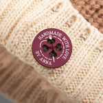 Handmade With Love Gift For Knitting, Crocheting Lover, Sewing Lover , Diy Craft - Personalized Leather Buttons