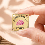Handmade-With-Love,-Custom-Birth-Flower-&-Name-Personalized-Leather-Buttons-3