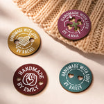 Handmade-With-Love-Gift-For-Knitting,-Crocheting-Lover,-Sewing-Lover-,-Diy-Craft--Personalized-Leather-Buttons-1