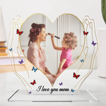 Hands Holding Love - Personalized Acrylic Photo Plaque