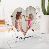 Hands Holding Love - Personalized Acrylic Photo Plaque