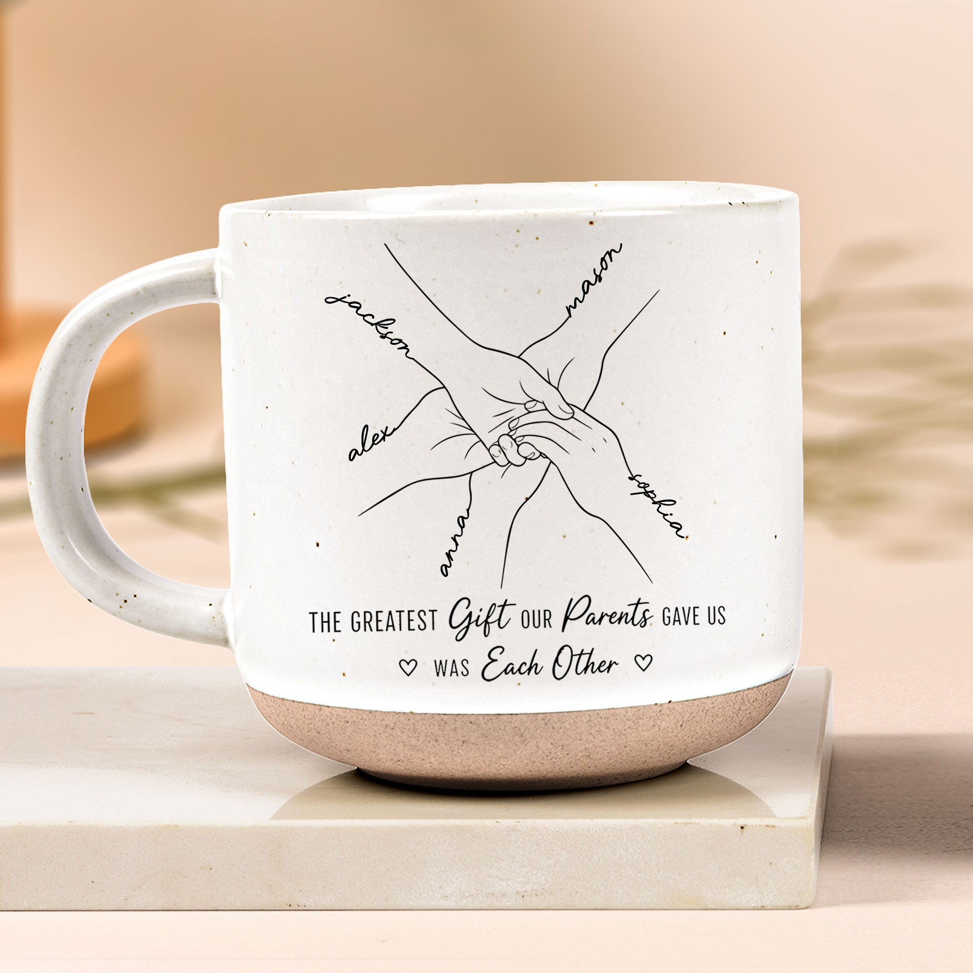 Hands-Print-Line-Art-Custom-Name-Gift-For-Sibling-Personalized-Mug-3