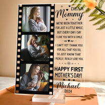 Happy First Mother's Day - Personalized Acrylic Photo Plaque