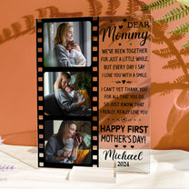 Happy First Mother's Day - Personalized Acrylic Photo Plaque