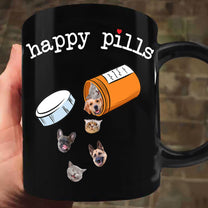 Happy Pills - Personalized Photo Mug