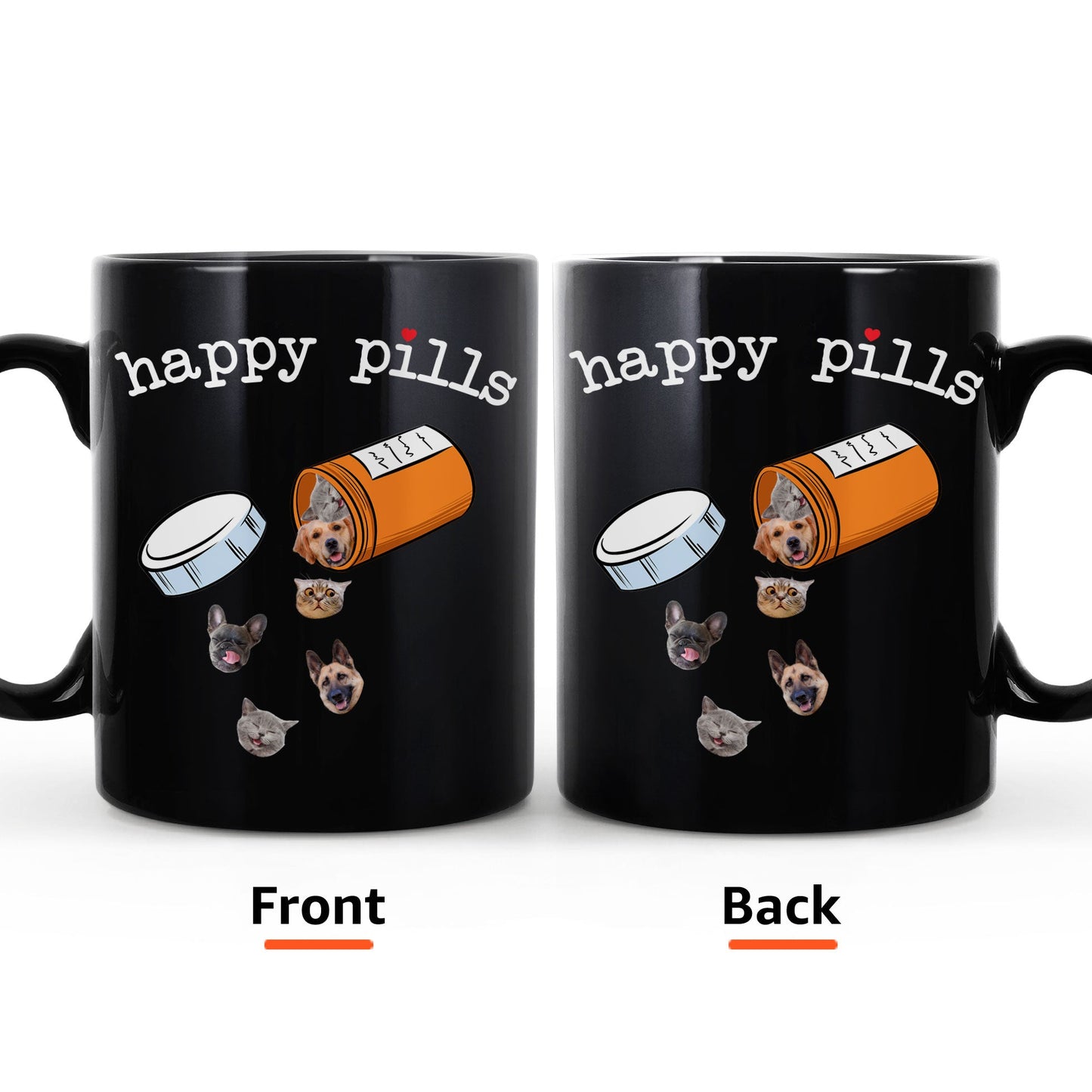 Happy Pills - Personalized Photo Mug