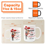 Happy Valentine's Day To My Love - Personalized Photo Mug - Valentine's Day Gifts For Men, Husband, Him, Boyfriend