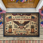 Happy-250Th-Anniversary-Semiquincentennial-Personalized-Doormat-1