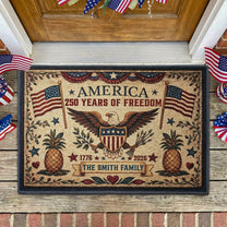 Happy-250Th-Anniversary-Semiquincentennial-Personalized-Doormat-1