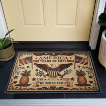 Happy-250Th-Anniversary-Semiquincentennial-Personalized-Doormat-4