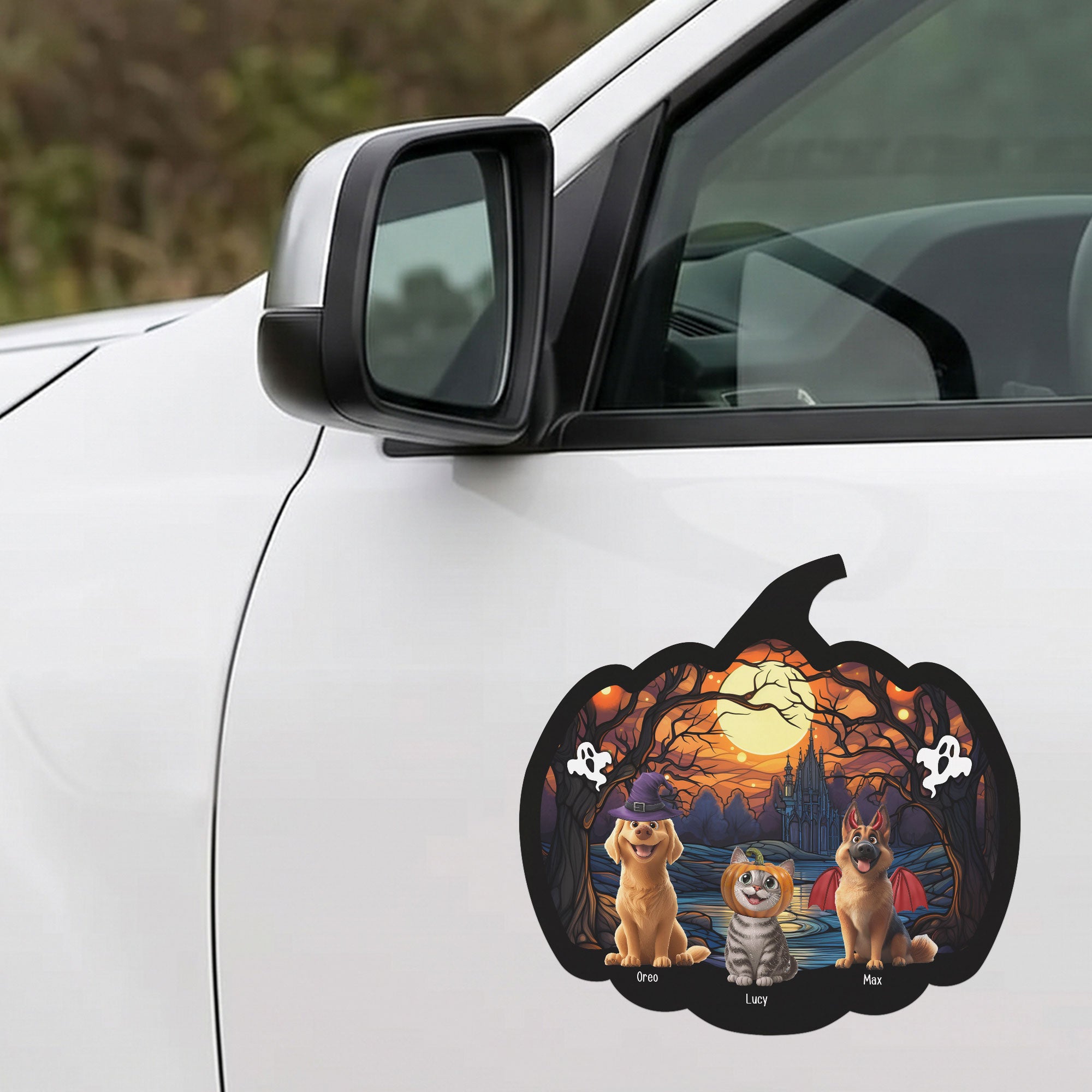 Happy-Halloween-Pumpkin-Personalized-Bumper-Sticker-2