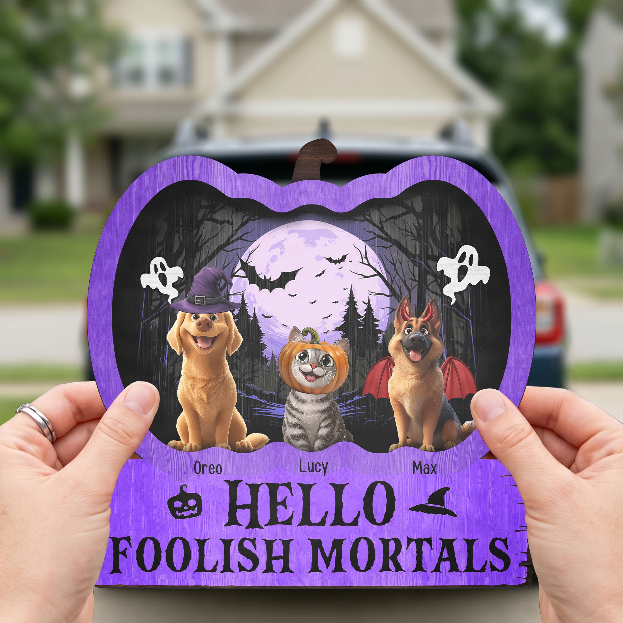 Happy-Howloween-Pumpkin-Personalized-Bumper-Sticker-3