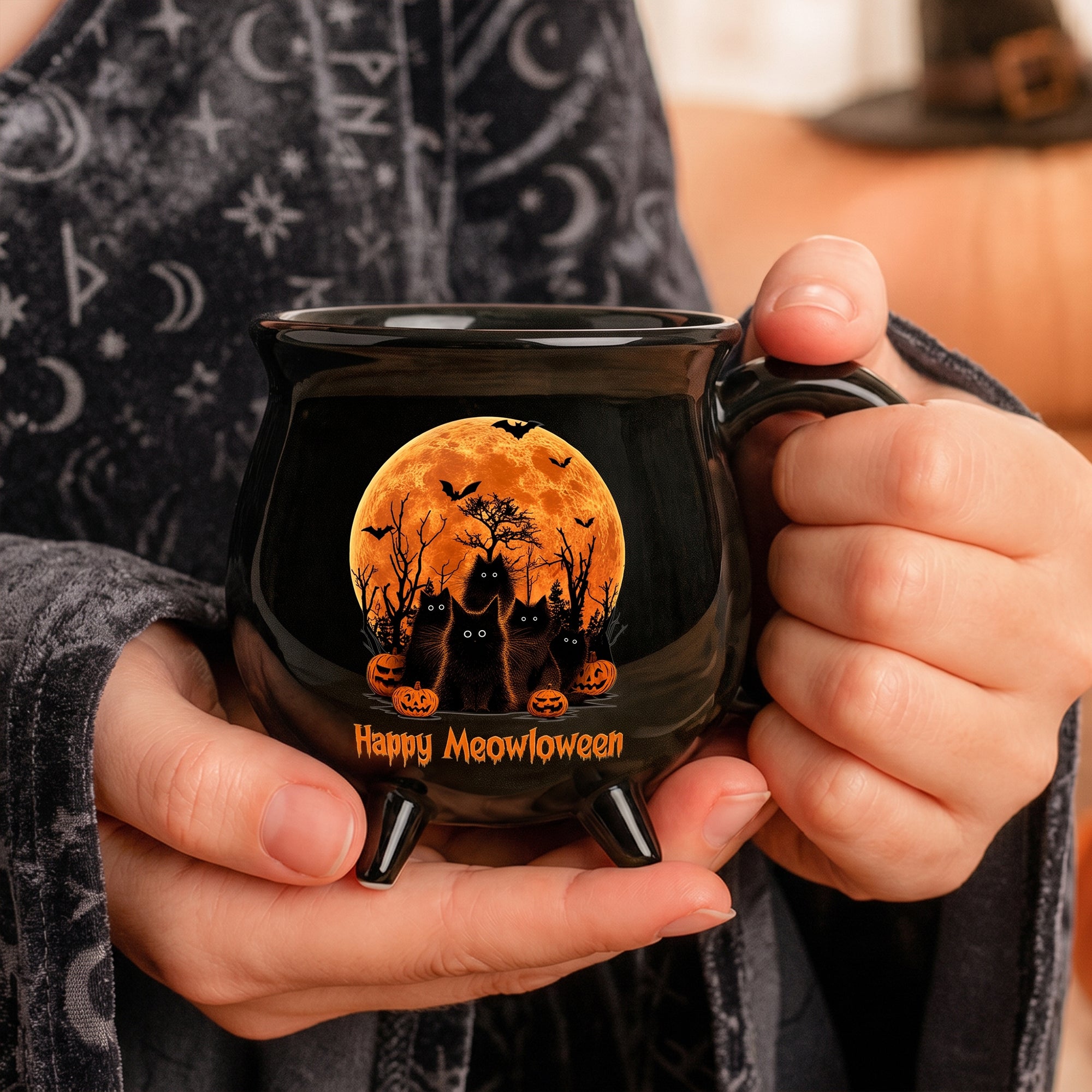 Happy-Meowloween-Cute-Black-Cats-Personalized-Mug-3