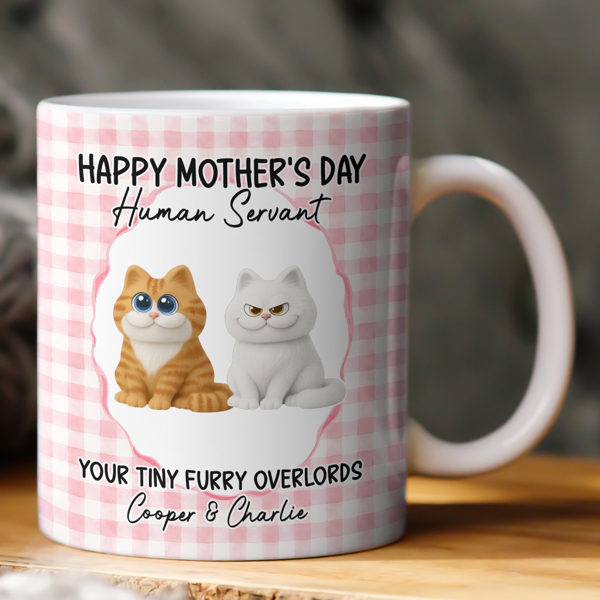 Happy-Mother'S-Day-Human-Servant-Cute-Version-Personalized-Mug-2