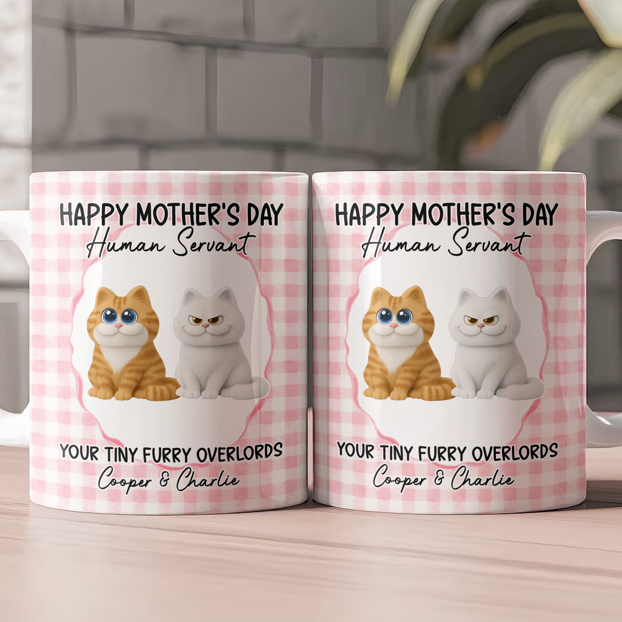 Happy-Mother'S-Day-Human-Servant-Cute-Version-Personalized-Mug-3