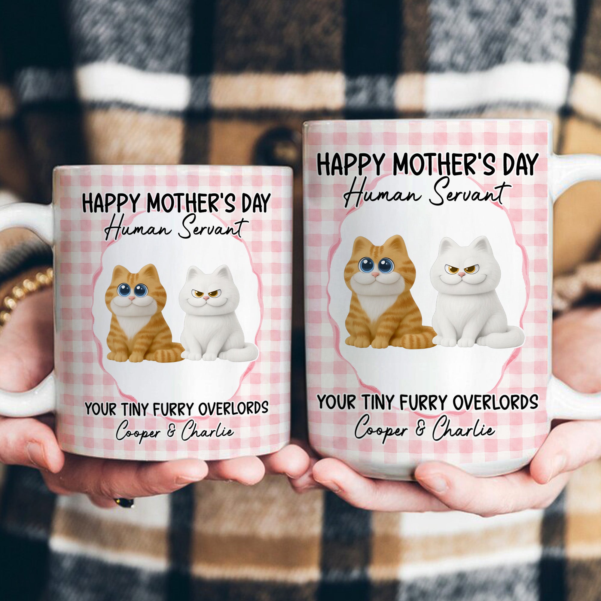Happy-Mother'S-Day-Human-Servant-Cute-Version-Personalized-Mug-5
