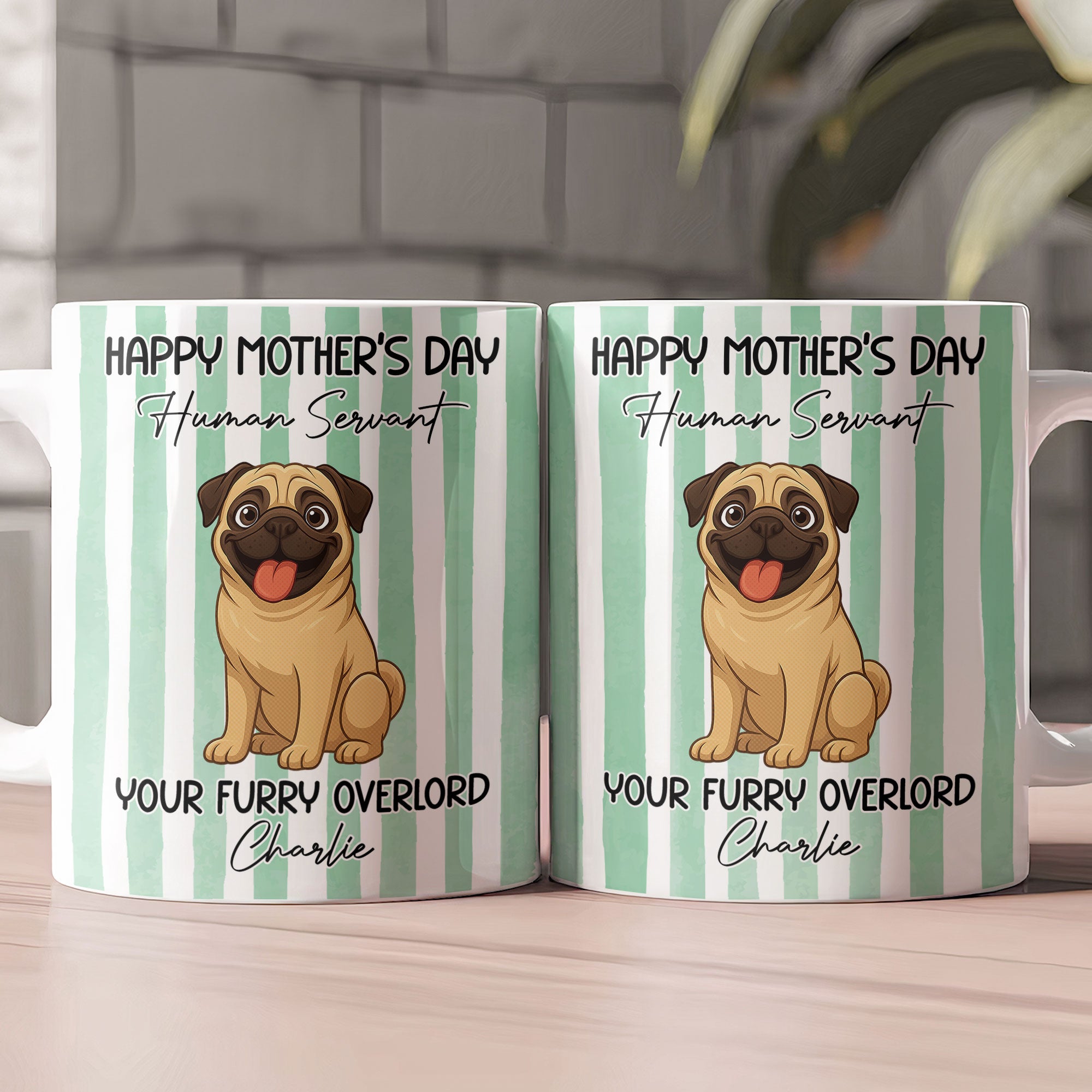 Happy-Mother'S-Day-Human-Servant-Personalized-Mug-2