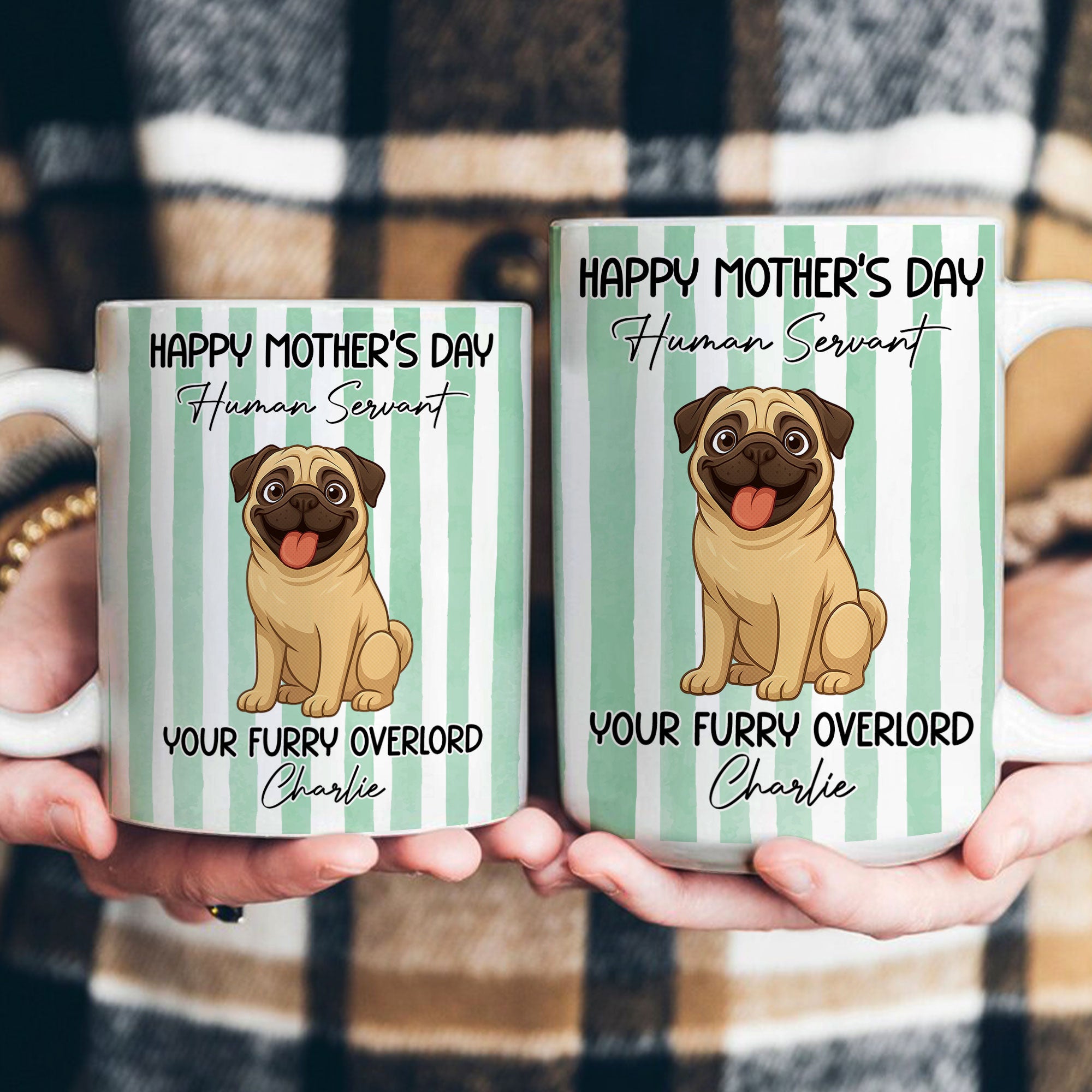 Happy-Mother'S-Day-Human-Servant-Personalized-Mug-4